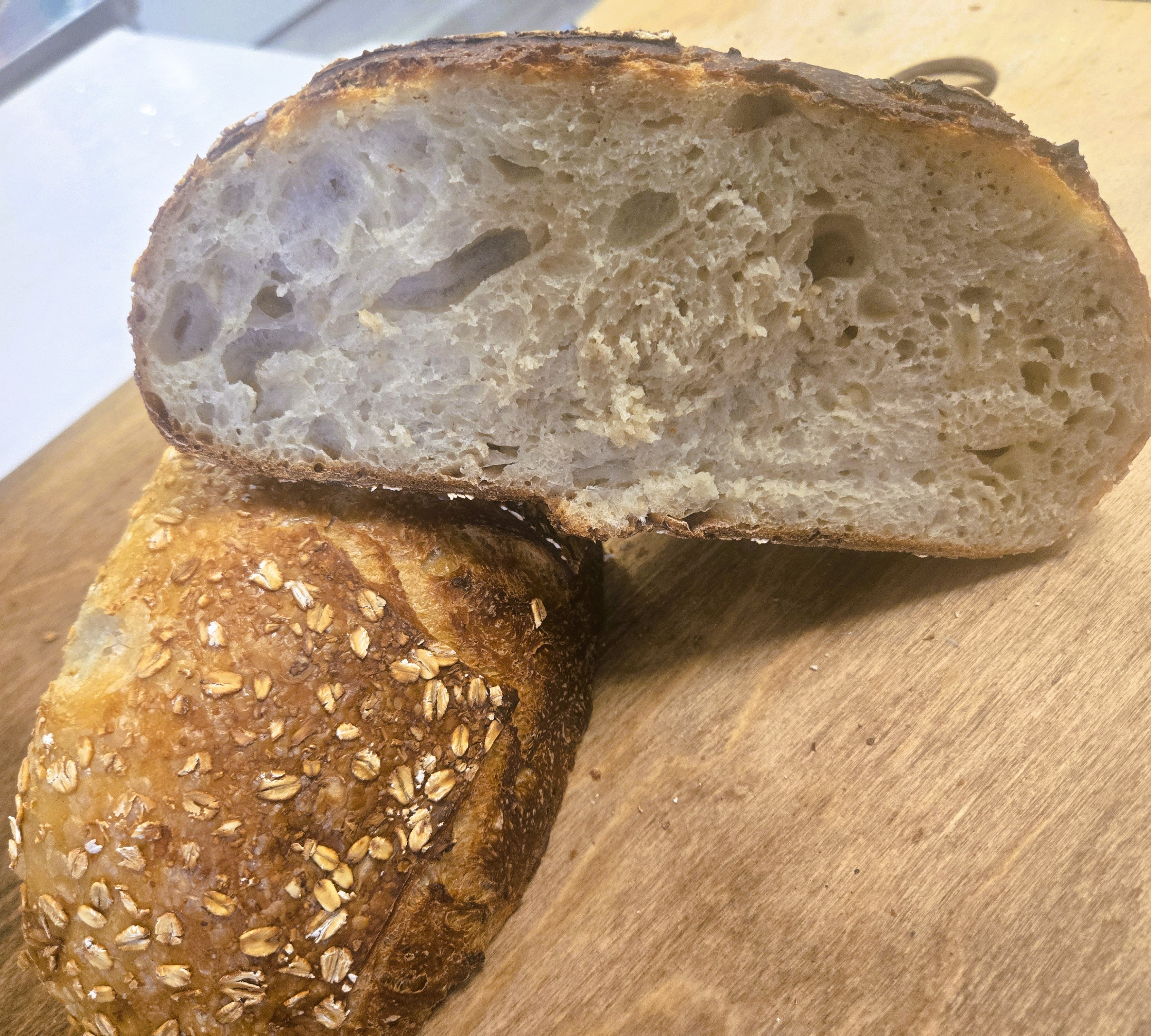 Honey Oat Sourdough Artisan Loaf